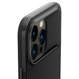 Spigen iPhone 14 Pro Max Suojakuori Optik Armor MagFit Musta