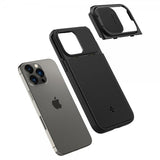 Spigen iPhone 14 Pro Max Suojakuori Optik Armor MagFit Musta