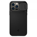 Spigen iPhone 14 Pro Max Suojakuori Optik Armor MagFit Musta