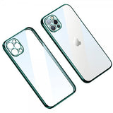Sulada iPhone 14 Pro Max Kuori Kullattu Reuna Vihreä