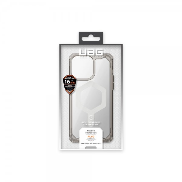 Urban Armor Gear (UAG) iPhone 14 Pro Max Kuori Plyo MagSafe Ash