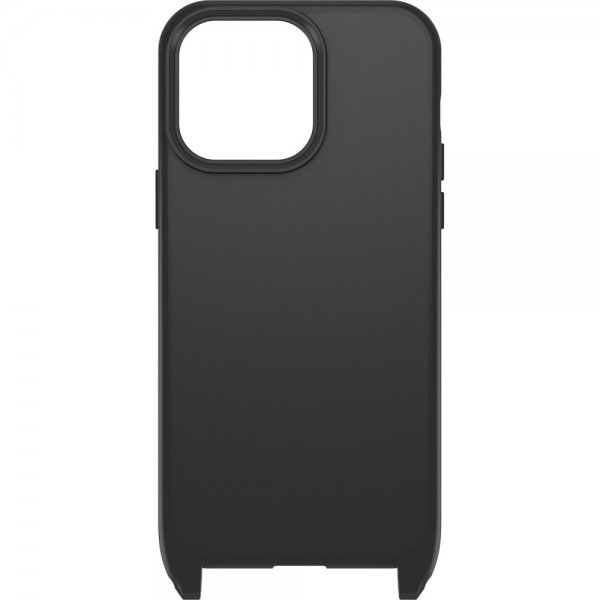 Otterbox iPhone 14 Pro Max React Necklace MagSafe -kotelo, musta