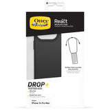 Otterbox iPhone 14 Pro Max React Necklace MagSafe -kotelo, musta