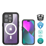 4smarts iPhone 14 Pro Max -kuori Rugged Case Vahva MagSafe Musta