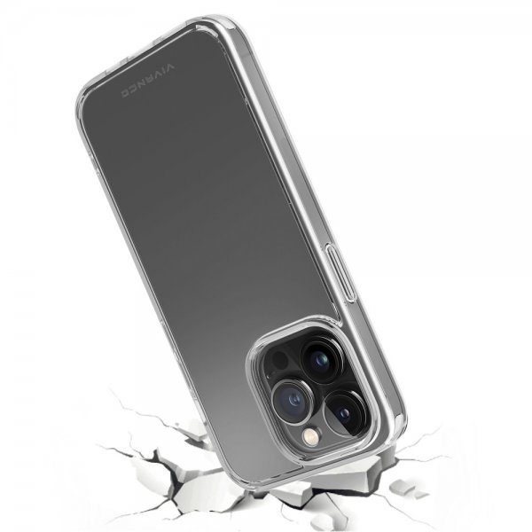 Vivanco iPhone 14 Pro Max Kuori Safe & Steady, läpinäkyvä