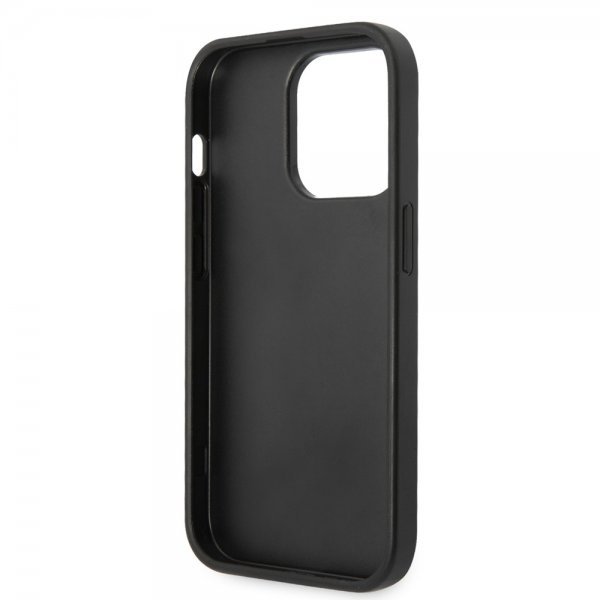 Karl Lagerfeld iPhone 14 Pro Max Suojakuori Saffiano Choupette Musta