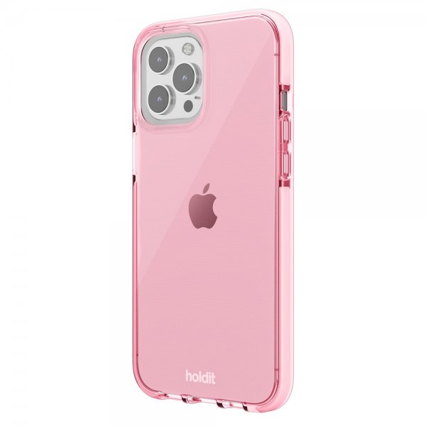 holdit iPhone 14 Pro Max Suojakuori Seethru Bright Pink