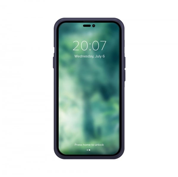Xqisit iPhone 14 Pro Max -silikonikuori, tummansininen
