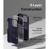 Ringke iPhone 14 Pro Max -silikonikuori, Deep Purple