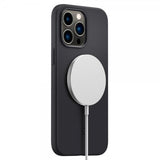 Spigen iPhone 14 Pro Max -kuori Silicone Fit MagFit Musta