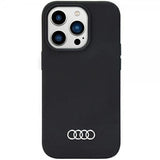 Audi iPhone 14 Pro Max Silikonikuori Musta