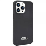 Audi iPhone 14 Pro Max Silikonikuori Musta