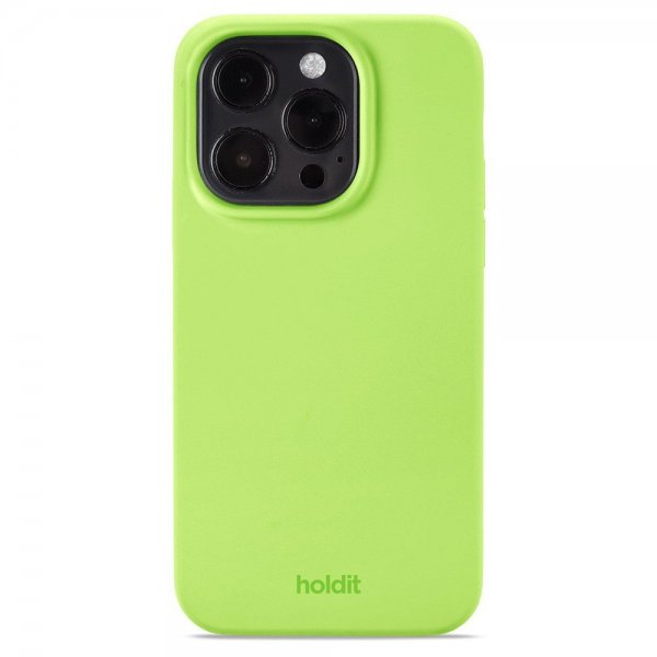 holdit iPhone 14 Pro Silikonikuori Acid Green