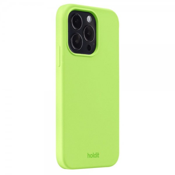 holdit iPhone 14 Pro Silikonikuori Acid Green