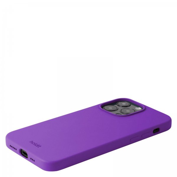 holdit iPhone 14 Pro Max Silikonikuori Kirkkaanvioletti