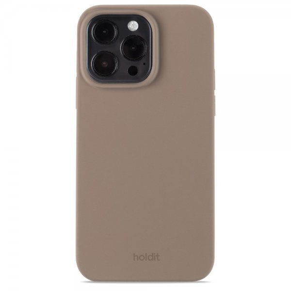 holdit iPhone 14 Pro Max Silikonikuori Mocha Brown
