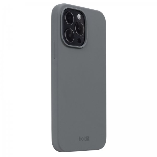 holdit iPhone 14 Pro Max Suojakuori Silikoni Space Gray