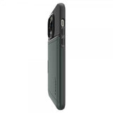 Spigen iPhone 14 Pro Max -kuori Slim Armor CS Abyss Green