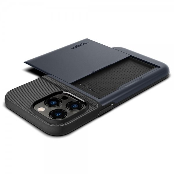 Spigen iPhone 14 Pro Max Suojakuori Slim Armor CS Metal Slate