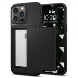 Spigen iPhone 14 Pro Max -suojakuori Slim Armor CS, musta