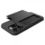 Spigen iPhone 14 Pro Max -suojakuori Slim Armor CS, musta