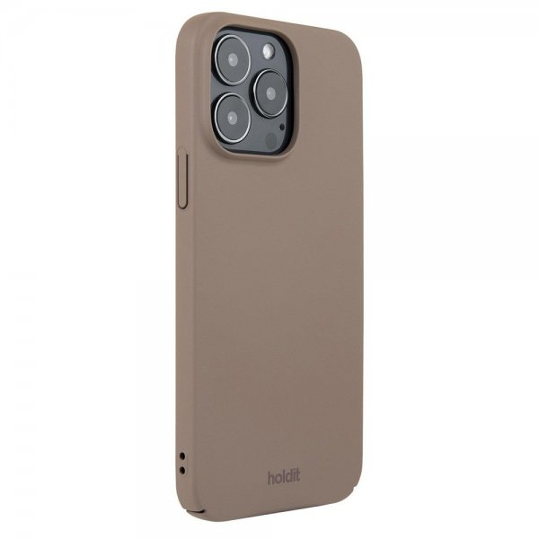 holdit iPhone 14 Pro Max Kuori Slim Case Mocha Brown