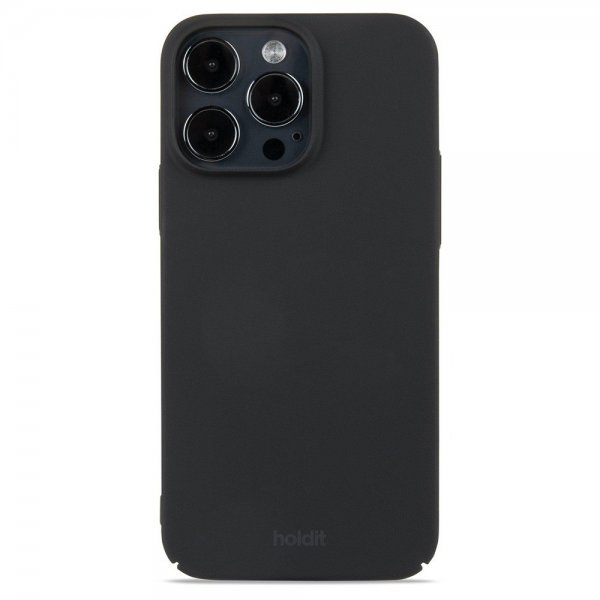 holdit iPhone 14 Pro Max Kuori Slim Case Musta
