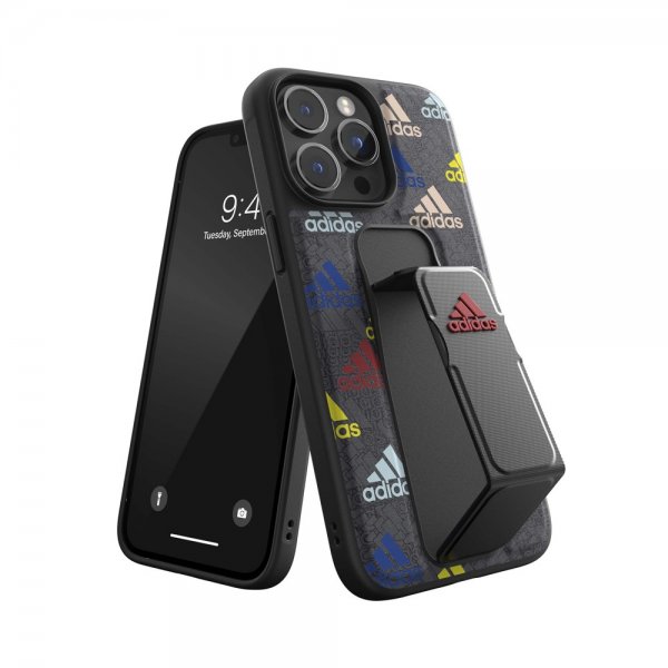 Adidas iPhone 14 Pro Max -kuori SP Grip Case Black/Colourful