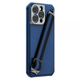 Nillkin iPhone 14 Pro Max -kuoret hihnalla, sininen