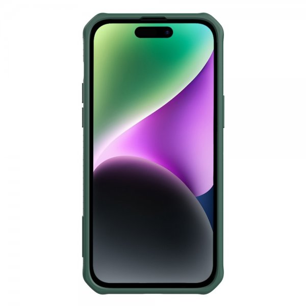 Nillkin iPhone 14 Pro Max Suojakuori Hihnalla Vihreä