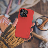 Nillkin iPhone 14 Pro Max Kuori Super Frosted Shield Pro Punainen