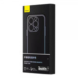 Baseus iPhone 14 Pro Max Kuori Synthetic Fiber MagSafe Musta