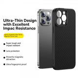 Baseus iPhone 14 Pro Max Kuori Synthetic Fiber MagSafe Musta