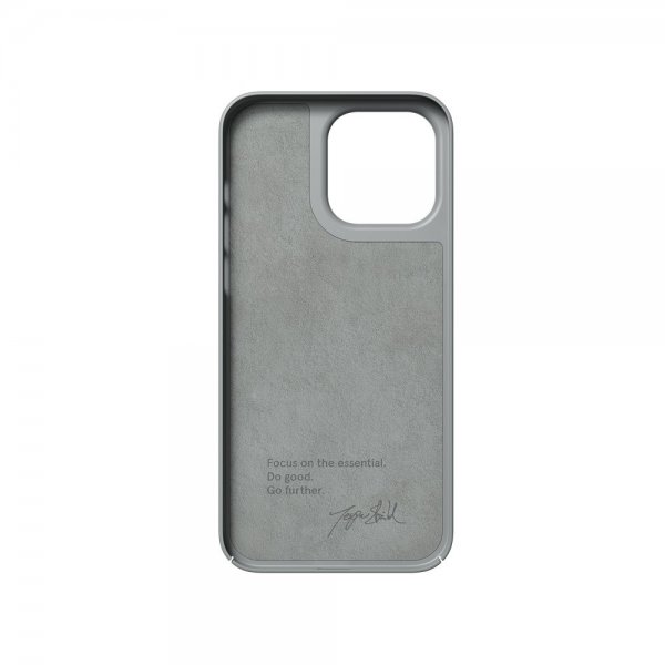 Nudient iPhone 14 Pro Max Thin Case MagSafe Concrete Grey