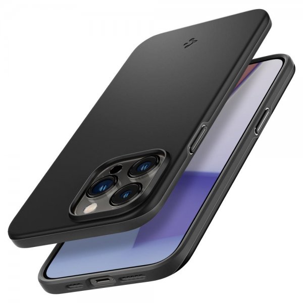Spigen iPhone 14 Pro Max Thin Fit -suojakuori, musta