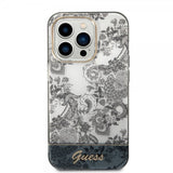 Guess iPhone 14 Pro Max Suojakuori Toile de Jouy Harmaa