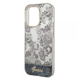 Guess iPhone 14 Pro Max Suojakuori Toile de Jouy Harmaa