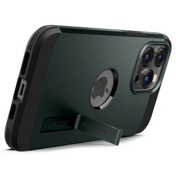 Spigen iPhone 14 Pro Max -kuori Tough Armor MagFit Abyss Green