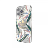 Adidas iPhone 14 Pro Max -kuori Trefoil Clear Case MagSafe Gold