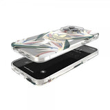 Adidas iPhone 14 Pro Max -kuori Trefoil Clear Case MagSafe Gold