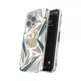 Adidas iPhone 14 Pro Max -kuori Trefoil Clear Case MagSafe Gold