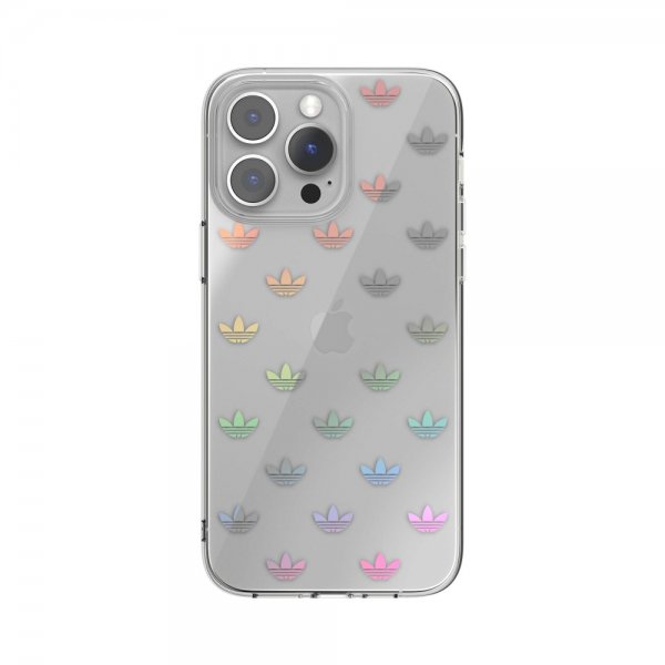 Adidas iPhone 14 Pro Max -kuori, Trefoil Clear Case, läpinäkyvä