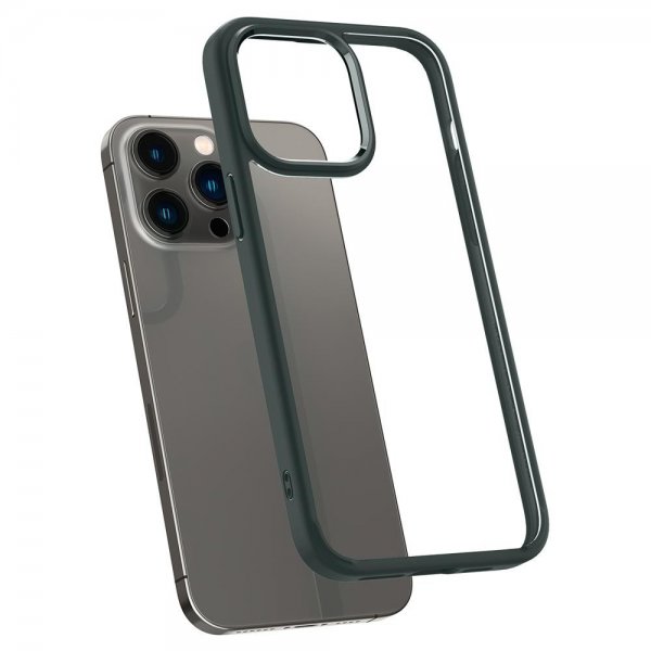 Spigen iPhone 14 Pro Max Ultra Hybrid -suojakuori, Abyss Green