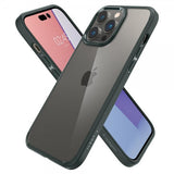 Spigen iPhone 14 Pro Max Ultra Hybrid -suojakuori, Abyss Green