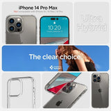 Spigen iPhone 14 Pro Max Ultra Hybrid -suojakuori, kirkas