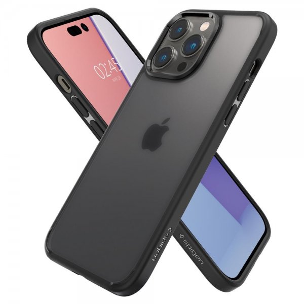 Spigen iPhone 14 Pro Max Ultra Hybrid Frost Black -kuori