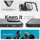 Spigen iPhone 14 Pro Max Ultra Hybrid Frost Black -kuori