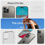 Spigen iPhone 14 Pro Max Ultra Hybrid Frost Clear -suojakuori