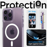Spigen iPhone 14 Pro Max Ultra Hybrid MagFit Frost Clear -kuori