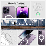 Spigen iPhone 14 Pro Max Ultra Hybrid MagFit Frost Clear -kuori